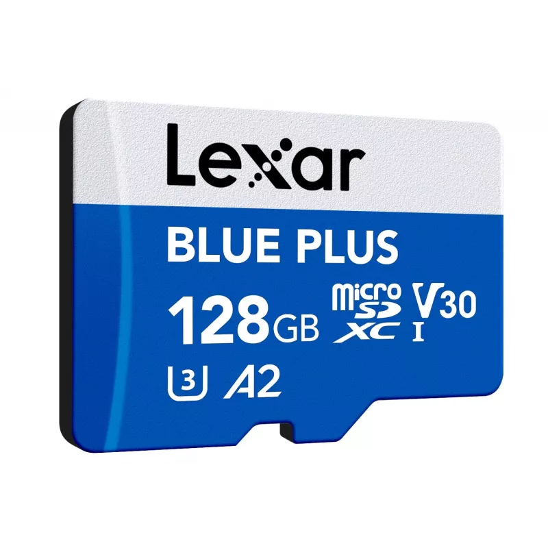 MicroSDXC mälukaart Lexar BLUE PLUS 128 GB UHS‑I U3 V30 170 MB/s