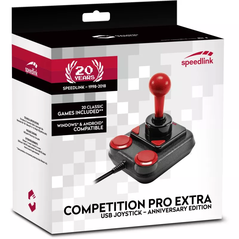 Juhtkang SPEEDLINK Competition Pro Extra Must Punane