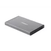 Väline kõvaketta/SSD-korpus NATEC Rhino GO — 2,5-tolline SATA, 9,5 mm, USB 3.0, alumiinium, hall, kuni 4 TB