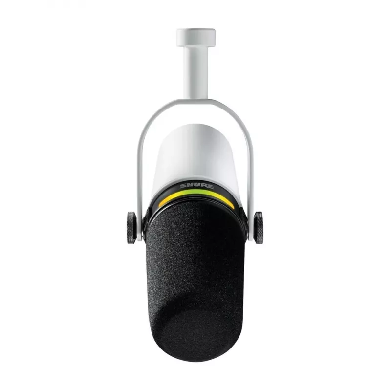 Shure MV7+-W - kõnepuldi/vokaalmikrofon XLR/USB-C pistikuga, valge