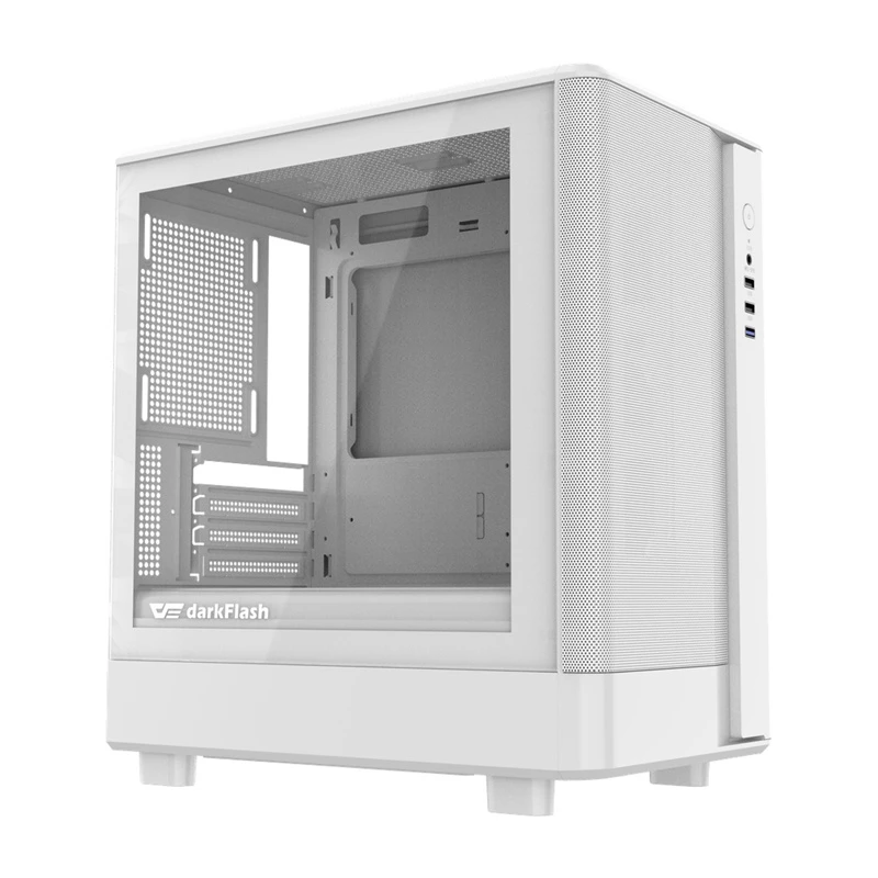 Arvutikorpus Darkflash DB330M Mesh ATX valge