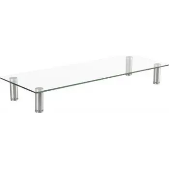 SpeaKa Professional Monitor Riser Height Range: 75 to 90 mm Transparent (SP-9007480)