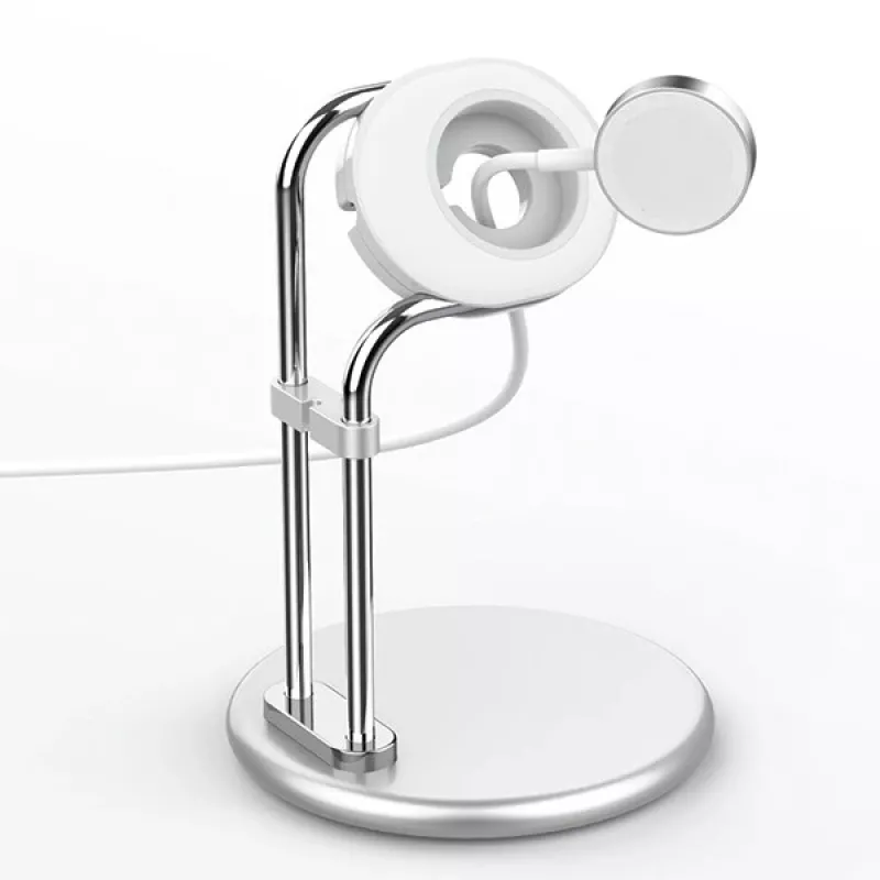 Aluminum alloy induction stand SAW-300 hõbedane Apple Watchile