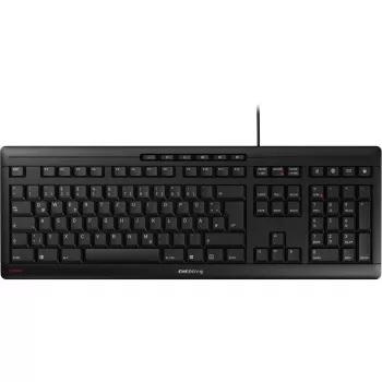 Klaviatuur CHERRY STREAM JK-8500DE-2 kontor USB QWERTZ saksa must