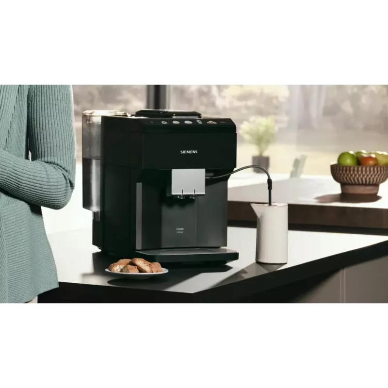 Espressomasin Siemens TP513R09 — täisautomaatne, 15 baari, 1,9 l veepaak, sisseehitatud veski