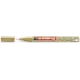 Markerpliiats Edding 780 Gold, Silver — metallilised kirjutamisvärvid, ots 0,8 mm, 1 tk