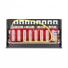 Patch-paneel DELOCK Mini Desktop RJ45 8-pordine Cat.6A varjestatud must lauale, seinale või DIN-liistule
