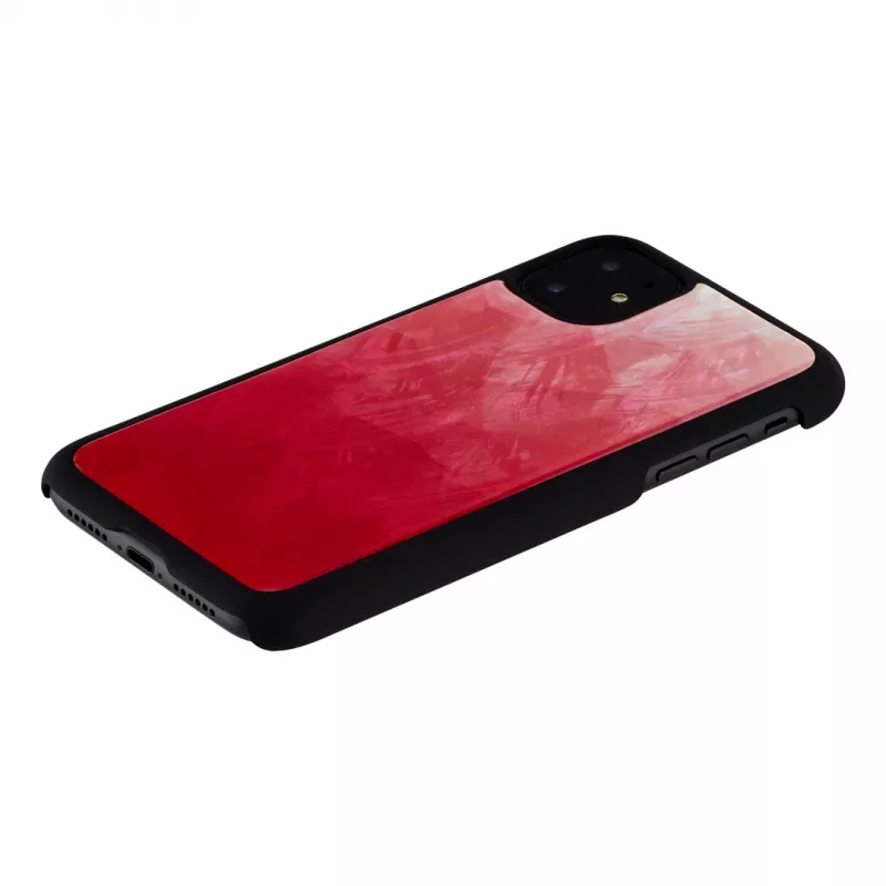 Nutitelefoni ümbris iKins iPhone 11 jaoks — Pink Lake mustade aktsentidega