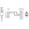 Wentronic Goobay - Telefonikaabel - TAE-F (M) - RJ-45 (M) - 10m - Must (51235)