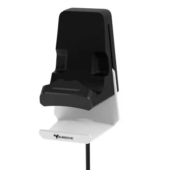 Laadimisalus SUBSONIC SA5655 PS5 kontrollerile ja peakomplektile – topeltlaadija DualSense’ile ja traadita peakomplektile