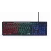 Juhtmega täissuuruses klaviatuur koos hiirega Gembird KBS-UML-01 — USB, QWERTY US, 104 klahvi, must