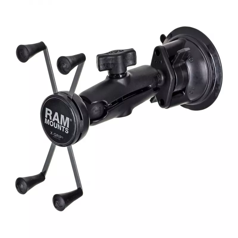 Telefonihoidik RAM Mounts X-Grip Large koos keerduva lukuga iminapaga
