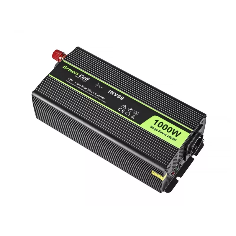Green Cell INV09 toiteadapter/inverter Auto 1000 W Must