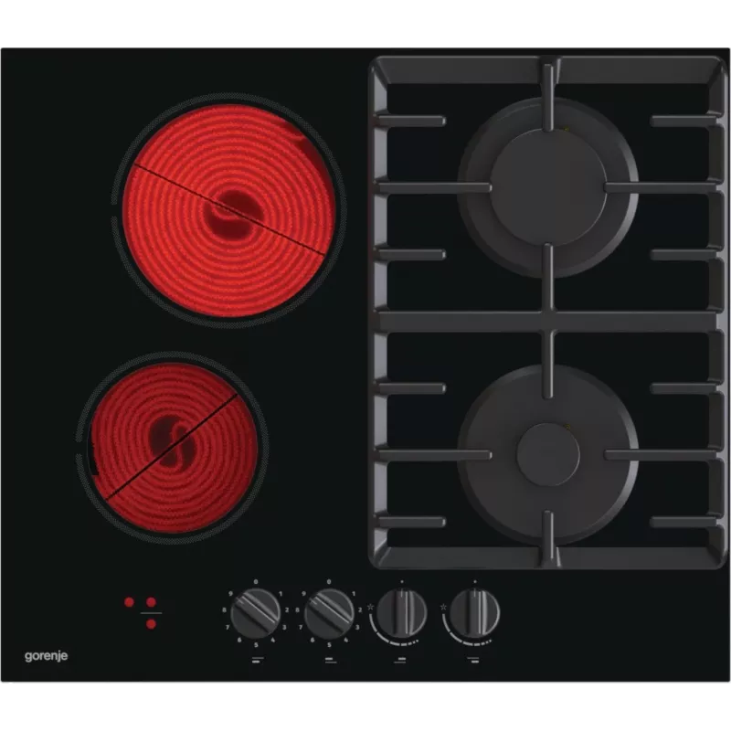 Gorenje GCE691BSC Must sisseehitatav 60 cm kombi 4 tsooni