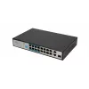 Switch Extralink VIRTUS V3 Unmanaged L2 16x Fast Ethernet (10/100) PoE 1U Must
