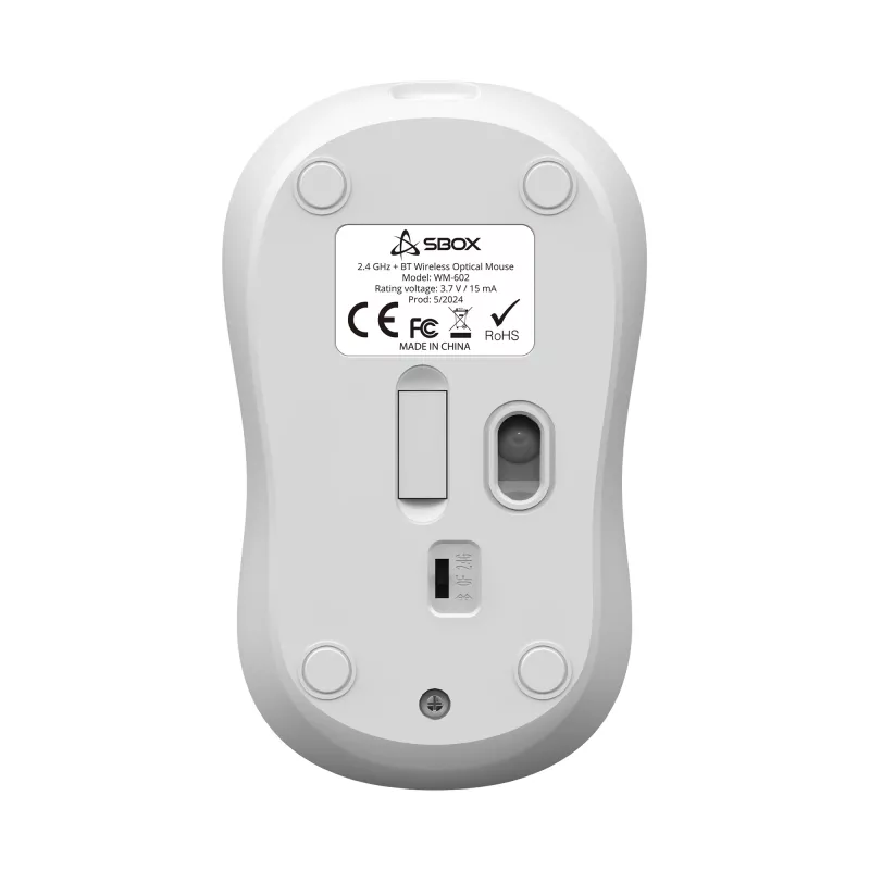 Sbox WM-602 valge juhtmevaba