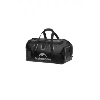 Veekindel reisikott Naturehike Bag 90L, rullitava sulguriga kuiv duffelkott, must