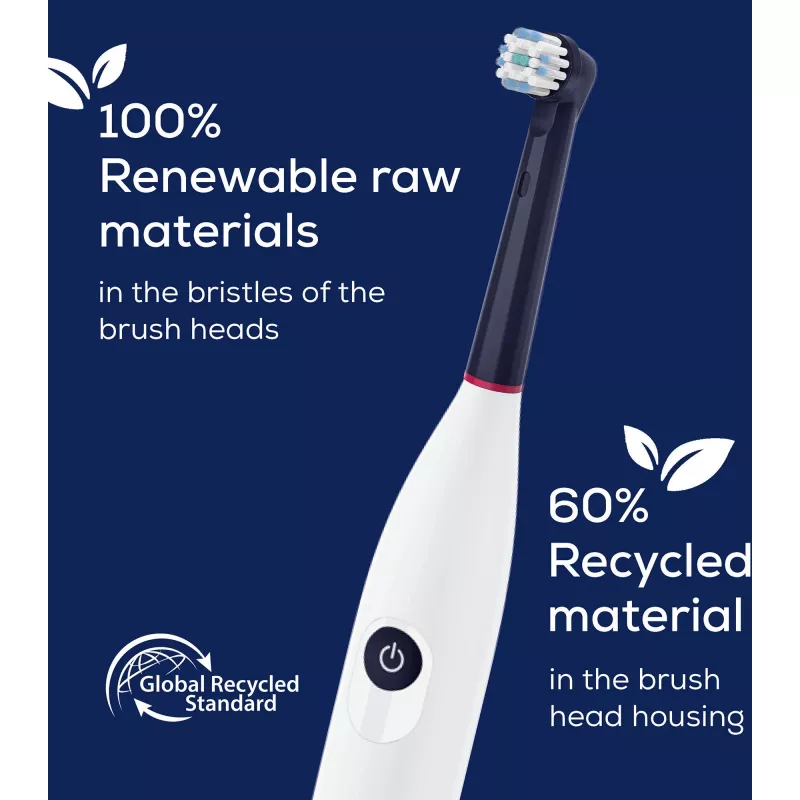 Beurer TB Sensitive Eco Green Planet harjapead, tumesinine, 4-pakend