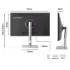 JAPANNEXT JN-I270FHD200F-HSP arvutimonitor 68,6 cm (27 tolli) 1920 x 1080 pikslit Full HD LED hõbedane
