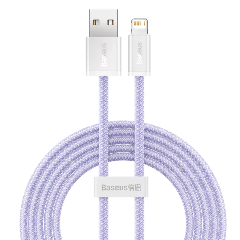 Baseus Dynamic kaabel USB - Lightning, 2.4 A, 2 m (lilla)
