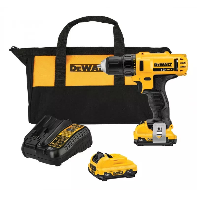 DeWALT DCD Keyless 10.8V juhtmeta puur-keeraja Li-Ion, Euro pistik