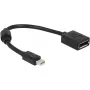 DisplayPorti kaabel DeLOCK 65554 Mini DisplayPort 0,21 m must