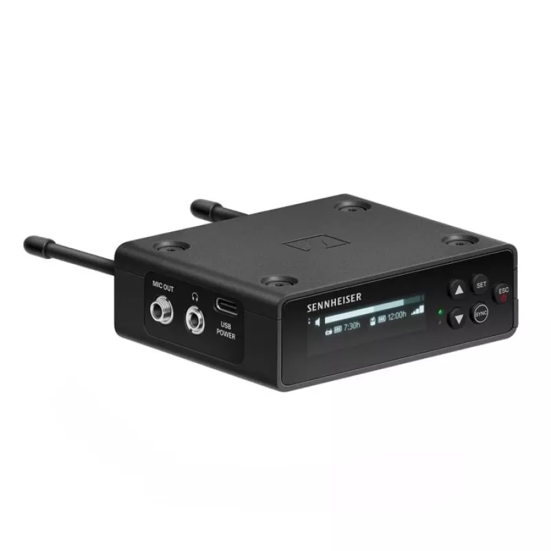 Sennheiser EW-DP 835 SET (R4-9) - kaamerakomplekt minisaatjaga, käsimikrofon ja MMD 835 kapsel, 552–608 MHz
