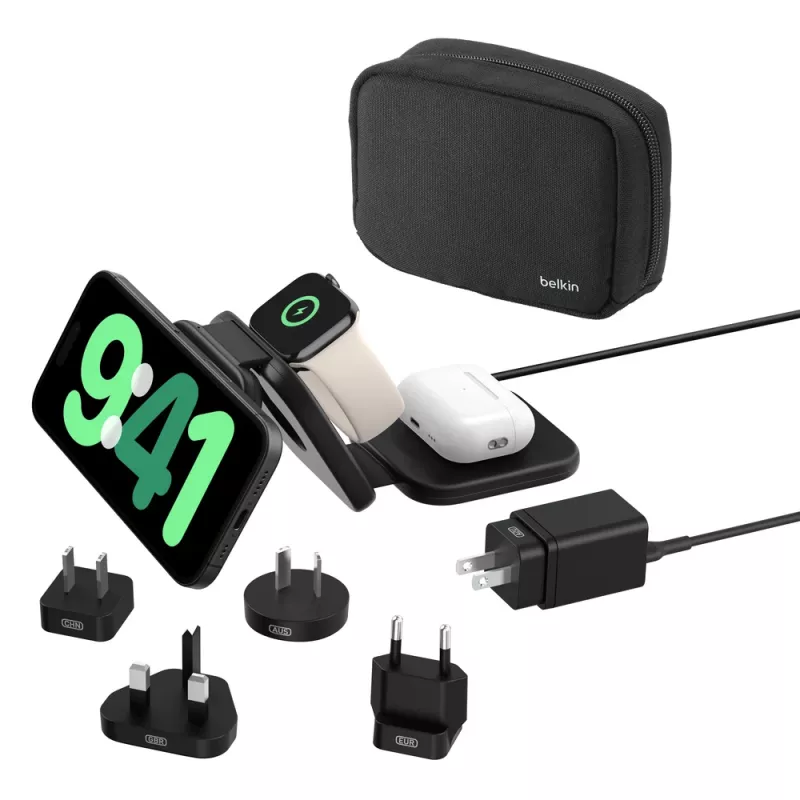 Belkin BoostCharge Pro kõrvaklapid nutitelefon nutikell must USB juhtmevaba kiirlaadimine