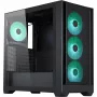 Silentware Flow 110 A-RGB Must — kesktorni šassii, karastatud klaasist külgpaneel