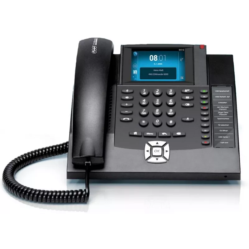 Auerswald COMfortel 1400 analoogtelefon helistaja ID-ga must