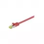 Wentronic Goobay Cat.7 toorkiuduga paigalduskaabel, S/FTP (PiMP), punane, 25 m – LSZH halogeenivaba, vask, RJ45 pistik (91670)