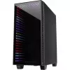 Korpus INTER-TECH X-608 INFINITY MICRO, microATX, RGB, esi- ja külgklaas, ilma toiteplokita