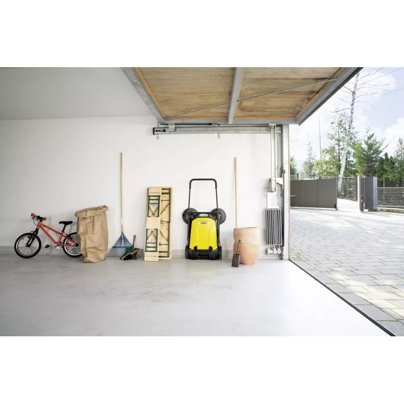 Sweeper Kärcher S 4 Twin 2-in-1 Must Kollane