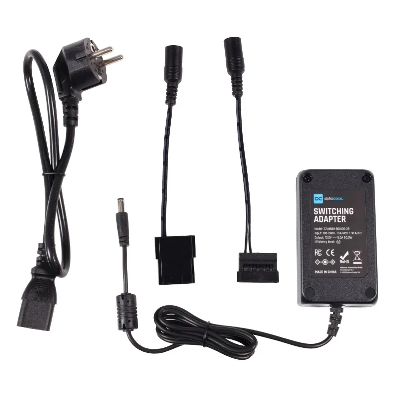 Kaabliadapter Alphacool 15734 must ES Orbiter 360 TS jaoks