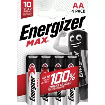 Patarei Energizer Max AA ühekordseks kasutamiseks leelispatarei, 1,5 V