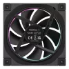 Korpuse ventilaator DeepCool FL12 120 mm, PWM, 500–2150 RPM, 55 CFM, 2.82 mmH2O, FDB, multi-LED, must