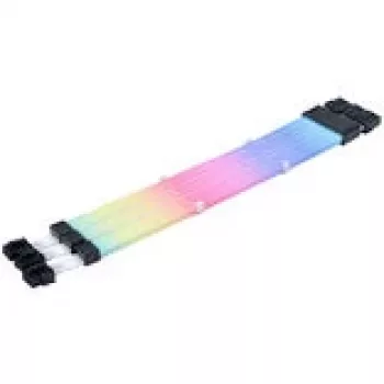 Lian Li Strimer Wireless GPU 3x 8-Pin ARGB toitekaabel PW12-1W — juhtmevaba ARGB GPU toitepistik (3×8‑kontaktiline)