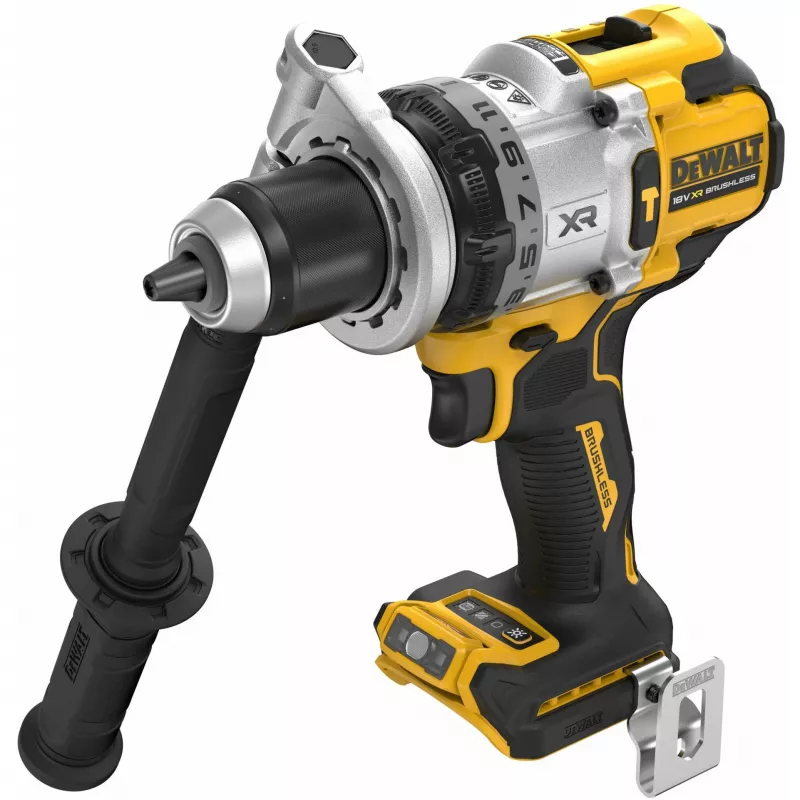 Juhtmeta puur DeWALT DCD1007NT-XJ, 18 V harjadeta, 3-käiguline, 2250 RPM, võtmeta padrun (1,5–13 mm), 1,85 kg