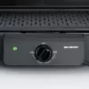 Tabletop electric grill SEVERIN PG 8596, 2000 W, rectangular grid, Must, rotary control