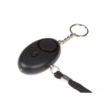 Isiklik alarm GUARD YC-003-BL — 120 dB, LED taskulamp, LR41 patareid, kaasaskantav turvaseade