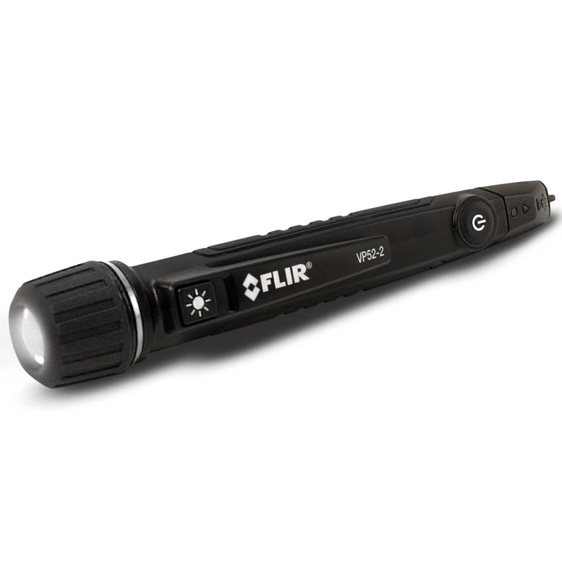 FLIR VP52-2 kontaktivaba pingetester CAT IV 1000 V LED, vibratsioon, helisignaal Taskulamp Must