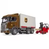 Scania Super 560R Vehicles UPS Container With Forklift