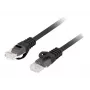LANBERG Cat6 U/UTP võrgukaabel PCU6-10CU-0500-BK, RJ-45 - RJ-45, 5 m, must