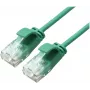 ROLINE GREEN UTP patch-kaabel Cat.6A (klass EA), LSOH, õhuke, Green, 1,5 m (21.44.3934)