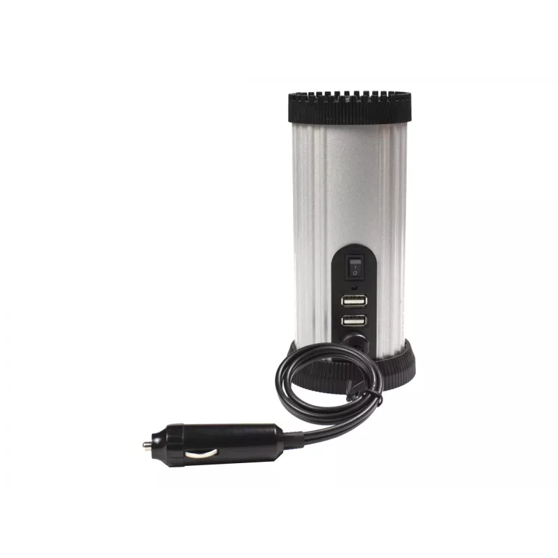 Gembird EG-PWC150-01 toiteadapter/inverter Auto 150 W Must, Hall