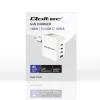 Laadija QOLTEC 51828 140W GaN 3×USB‑C PD + 1×USB‑A QC 3.0 – mitme pordiga kiirlaadija