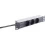 Jaotuskarp ShiverPeaks BASIC-S 10-tolline 3 pesaga 1U must