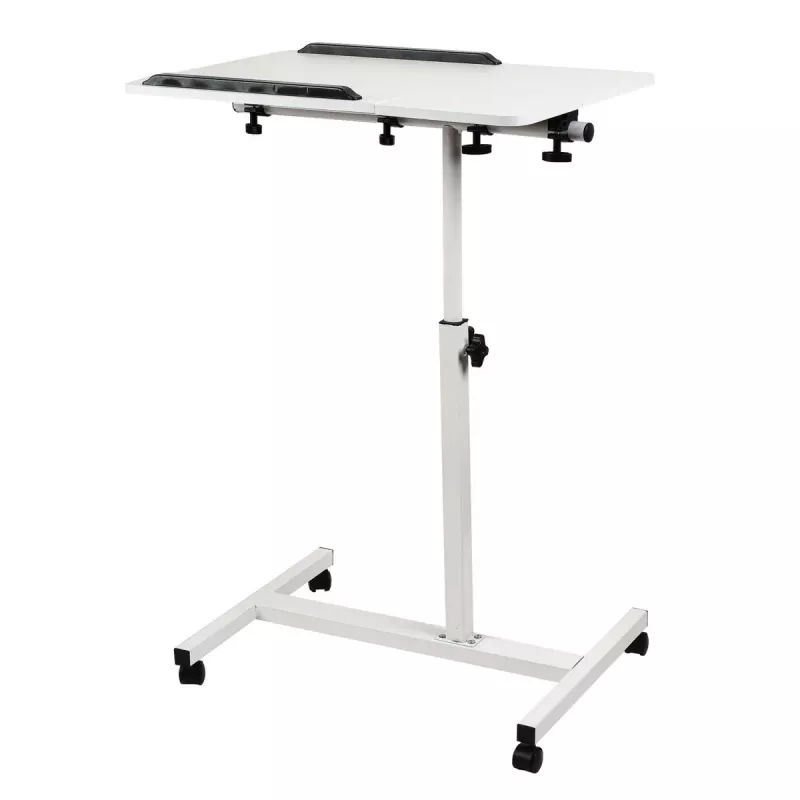 Maclean mobiilne laua-/sülearvutialus, valge, kõrguse reguleerimine 59-89 cm, max 30 kg, MC-121 W
