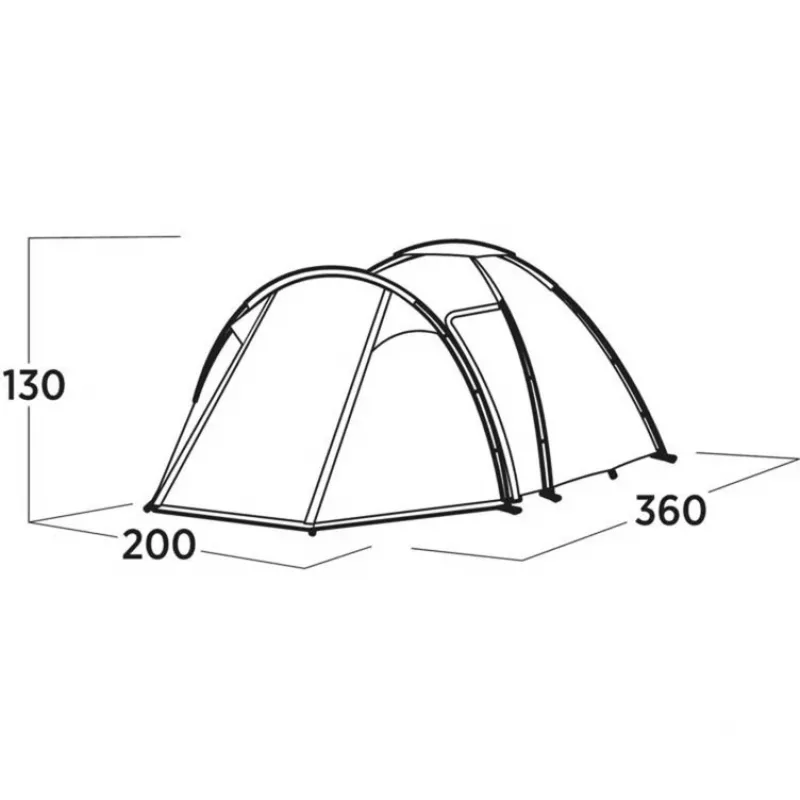 Easy Camp Lomsdal 3 roheline kuppel-/iglu telk