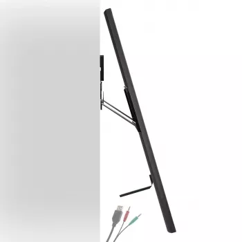 Maclean MC-481 Ultra Flat Slim TV seinakinnitusklamber 37-80 tolli, lame ja kumer, kuni 75 kg, VESA 600x400 universaalne TV kinnitus